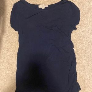 Navy blue maturity shirt